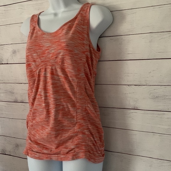 Athleta Breathe Space Dye Tank Top - Red/White - Picture 2 of 7